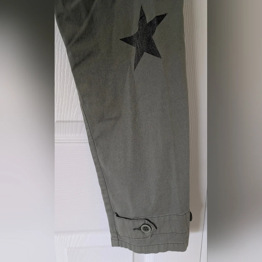 Pistola Tammy High Waisted Straight Leg Pants, Royal Honor Cotton Size 24 - Picture 12 of 16